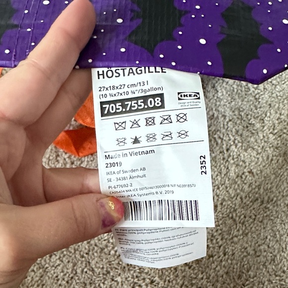 Halloween IKEA bag 2024 hostagille - Picture 5 of 5